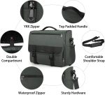 Dakuly Messenger Bag for Men 15.6 Inch Waterproof Laptop Briefcase with Cable Organize Bag Large Satchel Shoulder Bag Lightweight Office College Computer Laptop Bag, Black - Image 4